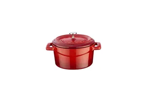 Mini garnek żeliwny (O)12cm, czerwony LAVA 832189