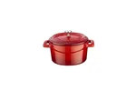 Mini garnek żeliwny (O)12cm, czerwony LAVA 832189