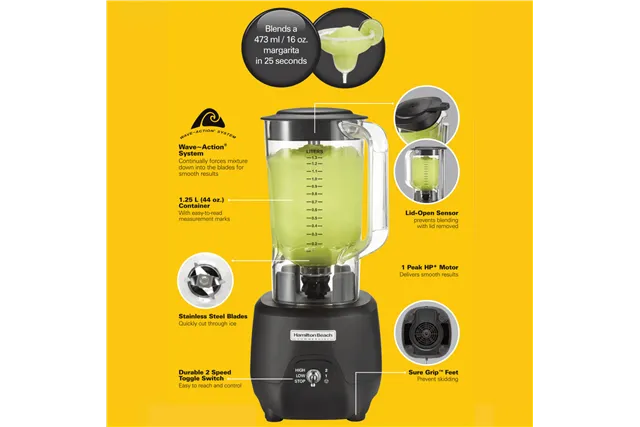 Profesjonalny blender barmański HBB908R-CE 1.25l, Hamilton Beach Commercial Hamilton Beach Commercial HBB908R-CE