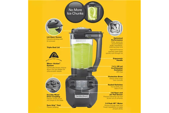 Blender barmański HBB 255-CE Rio® z dzbankiem z poliwęglanu 1.4l, Hamilton Beach Commercial Hamilton Beach Commercial HBB255-CE