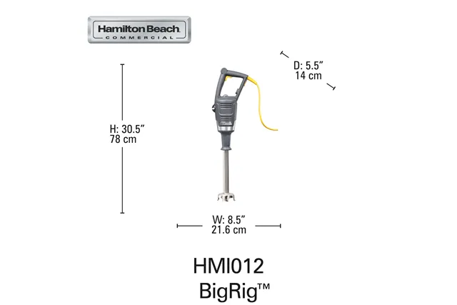Mikser zanurzeniowy HMI014-CE BigRig™ 820x216 mm, Hamilton Beach Commercial Hamilton Beach Commercial HMI014-CE