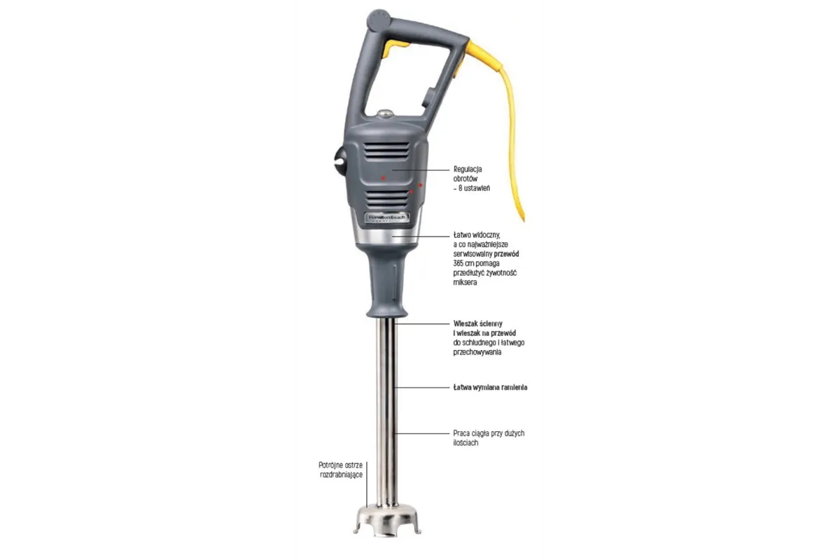 Mikser zanurzeniowy HMI018-CE BigRig™ 930x216 mm, Hamilton Beach Commercial Hamilton Beach Commercial HMI018-CE