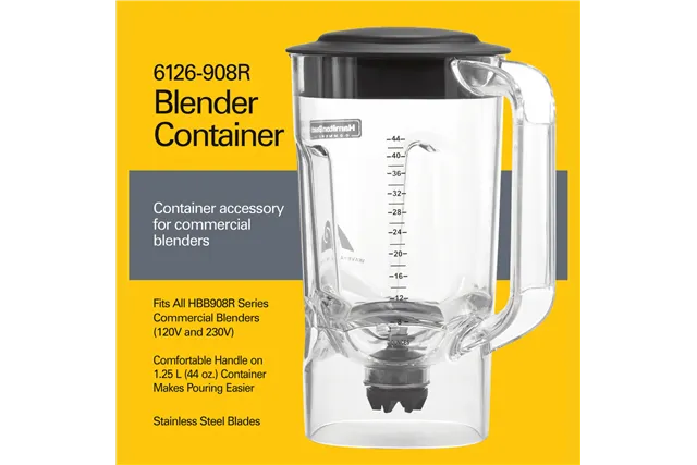 Dzbanek z poliwęglanu do blendera HBB 908R 1,25l, Hamilton Beach Commercial Hamilton Beach Commercial 6126-908R