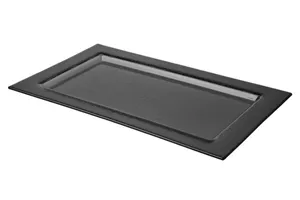 Taca szklana GN 1/1 czarna Fine Dine 429884