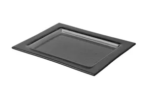 Taca szklana GN 1/2 czarna Fine Dine 429891