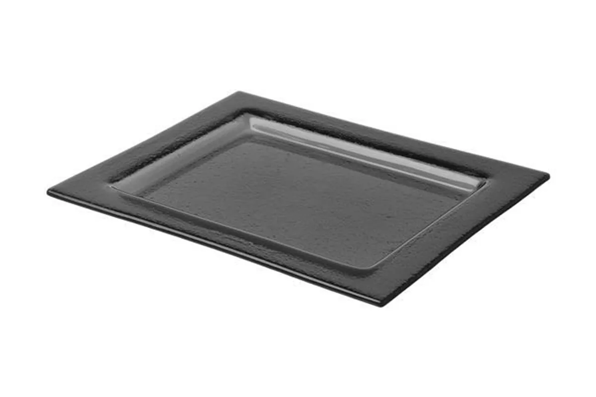 Taca szklana GN 1/2 czarna Fine Dine 429891
