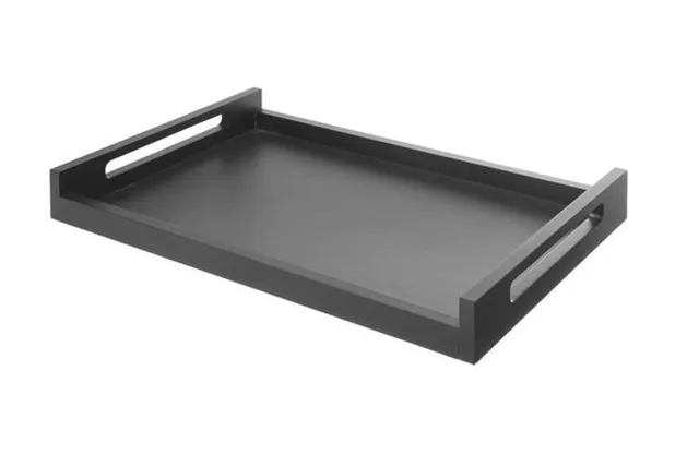 Taca Roomservice drewniana czarna 603x402 mm Fine Dine 505113