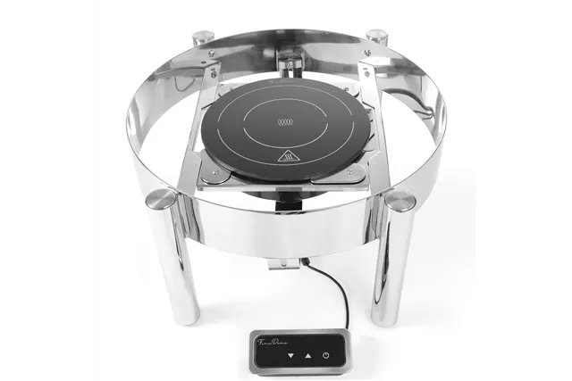 Grzałka indukcyjna do wbudowania w blat z regulacją mocy ø245x(H)68mm 230V/800W Fine Dine 239193