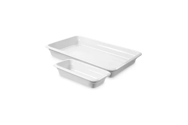 Pojemnik porcelanowy GN 1/1, biały 530x325x(H)65 mm Fine Dine 783009