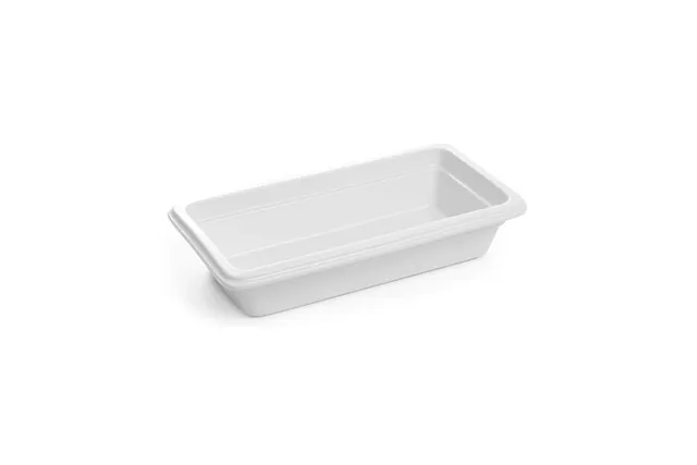 Pojemnik porcelanowy GN 1/3 biały, 325x176x(H)65 mm Fine Dine 783023