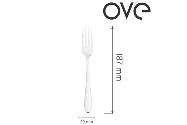 Widelec deserowy Como, OVE, 187 mm Ove 766514