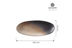 Owalny talerz serwingowy Moon 355 mm Fine Dine 774816