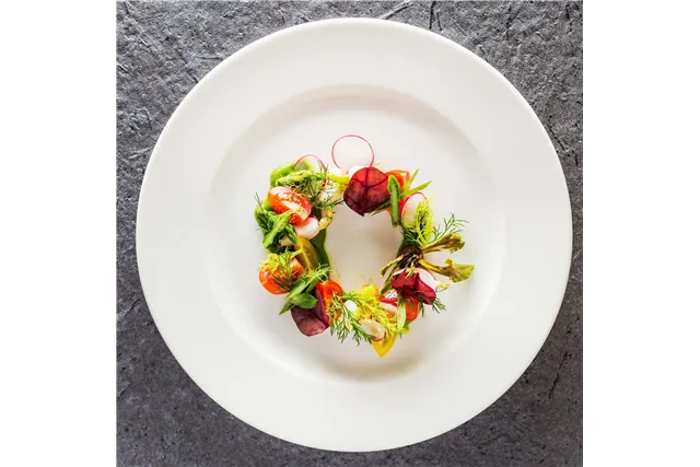 Talerz płytki Crema 160 mm Fine Dine 770566
