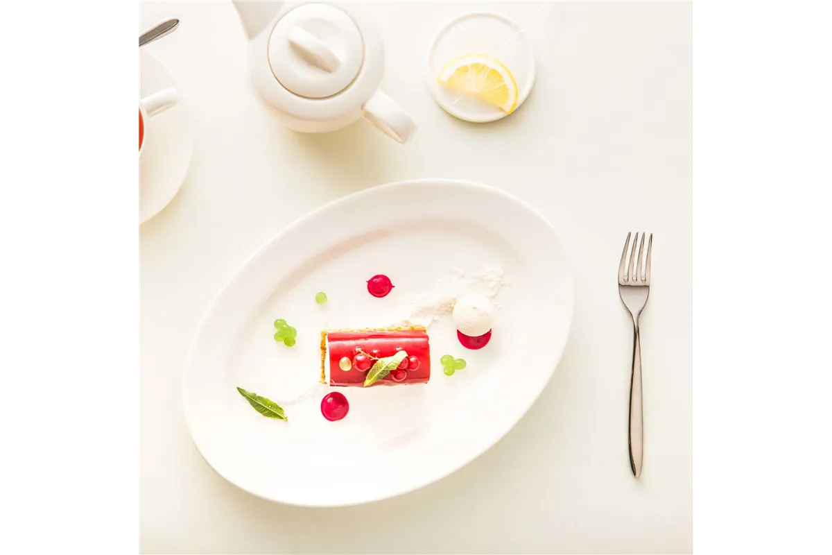 Półmisek owalny Crema 210x140 mm Fine Dine 770641