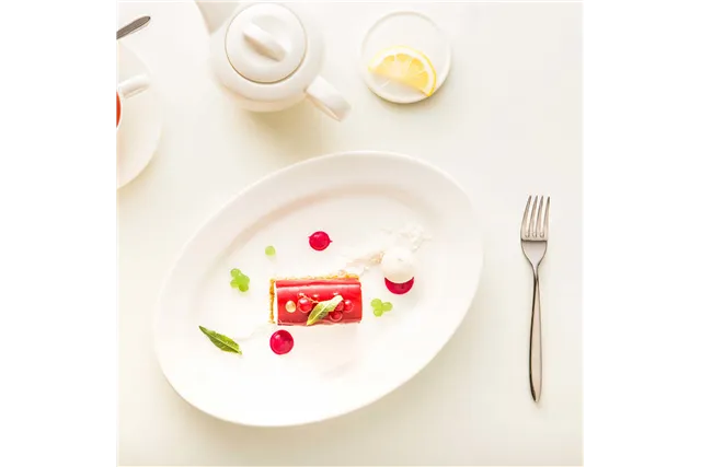 Półmisek owalny Crema 210x140 mm Fine Dine 770641