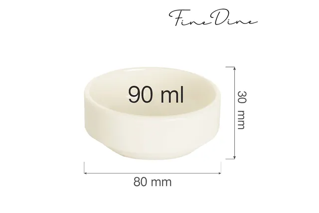 Miseczka sztaplowana Crema 90 ml, 80 mm Fine Dine 774458
