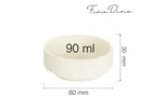 Miseczka sztaplowana Crema 90 ml, 80 mm Fine Dine 774458