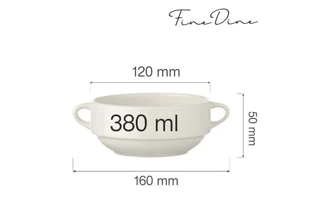 Bulionówka Crema 380 ml Fine Dine 770771