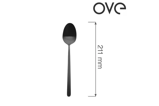 Łyżka stołowa Amarone Black, OVE, 211 mm Ove 764831