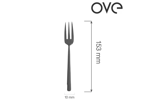 Widelczyk do ciasta Amarone Black, OVE, 153 mm Ove 764909
