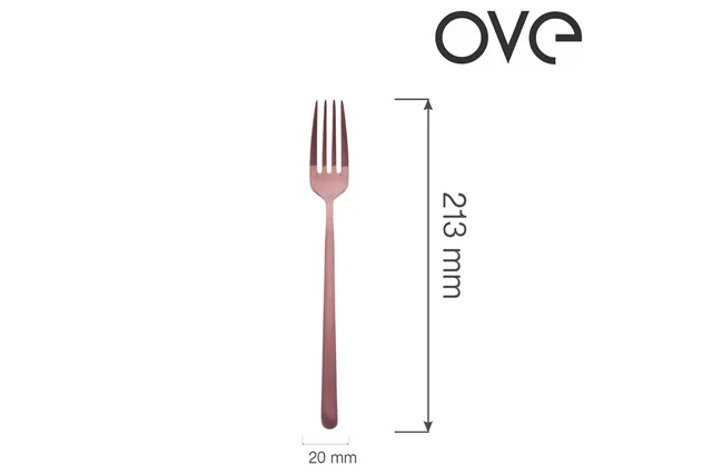 Widelec stołowy Amarone Bronze, OVE, 213 mm Ove 764930