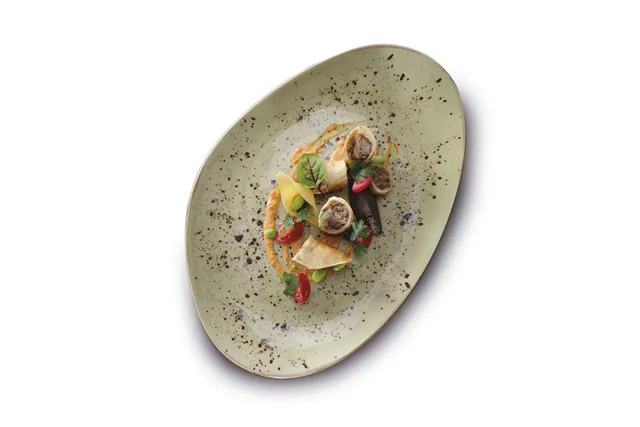 Talerz serwingowy Olive 215x120 mm Fine Dine 769966