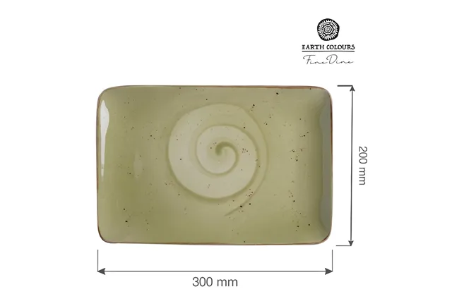 Talerz prostokątny Olive 300x200 mm Fine Dine 778029