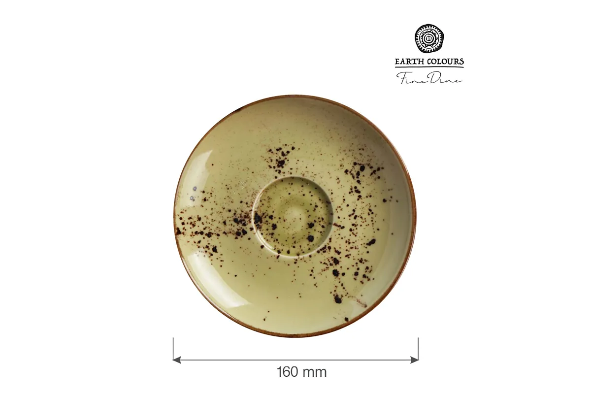Spodek do cappuccino Olive 160 mm Fine Dine 778098