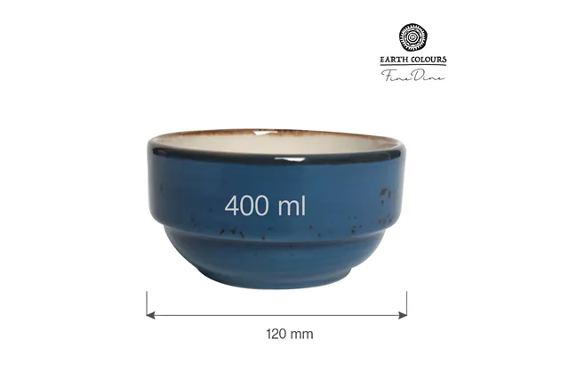 Miska sztaplowana Iris 120 mm, 400 ml Fine Dine 778173