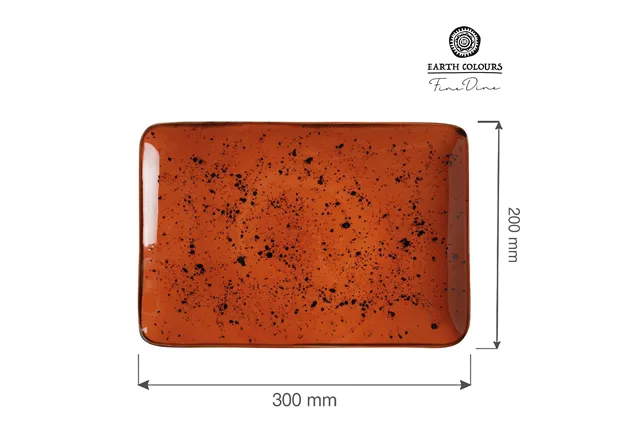 Talerz prostokątny Dahlia 300x200 mm Fine Dine 778449