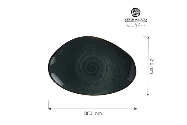 Talerz o organicznym kształcie Arando 350x210 mm Fine Dine 778661