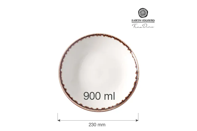 Talerz głęboki coupe Vanilla 230 mm, 900 ml Fine Dine 781173