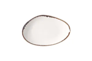 Talerz o organicznym kształcie Vanilla 350x210 mm Fine Dine 781227