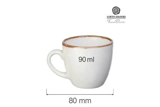 Filiżanka do espresso Vanilla 90 ml Fine Dine 781258