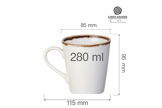 Kubek Vanilla 280 ml Fine Dine 781487