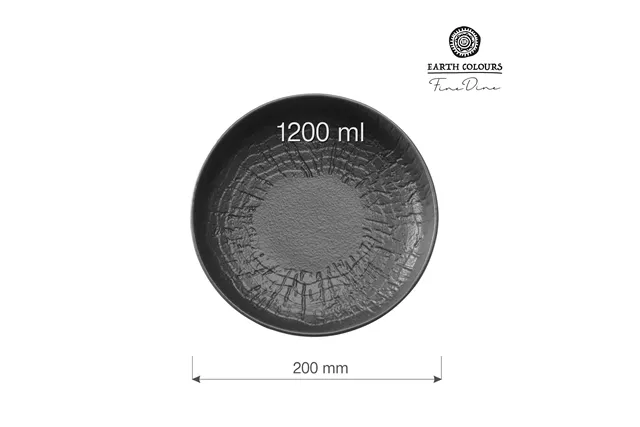 Miska płytka Crust, 200 mm, 1200 ml Fine Dine 779378