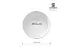 Miska płytka Nordic, 200 mm, 1200 ml Fine Dine 779453