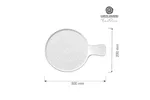 Talerz serwingowy z rączką Nordic 300x220x30 mm Fine Dine 779477