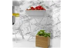 Miska kwadratowa z melaminy do ekspozytora 171554, biała, 190x190x(h)90 mm Fine Dine 779637