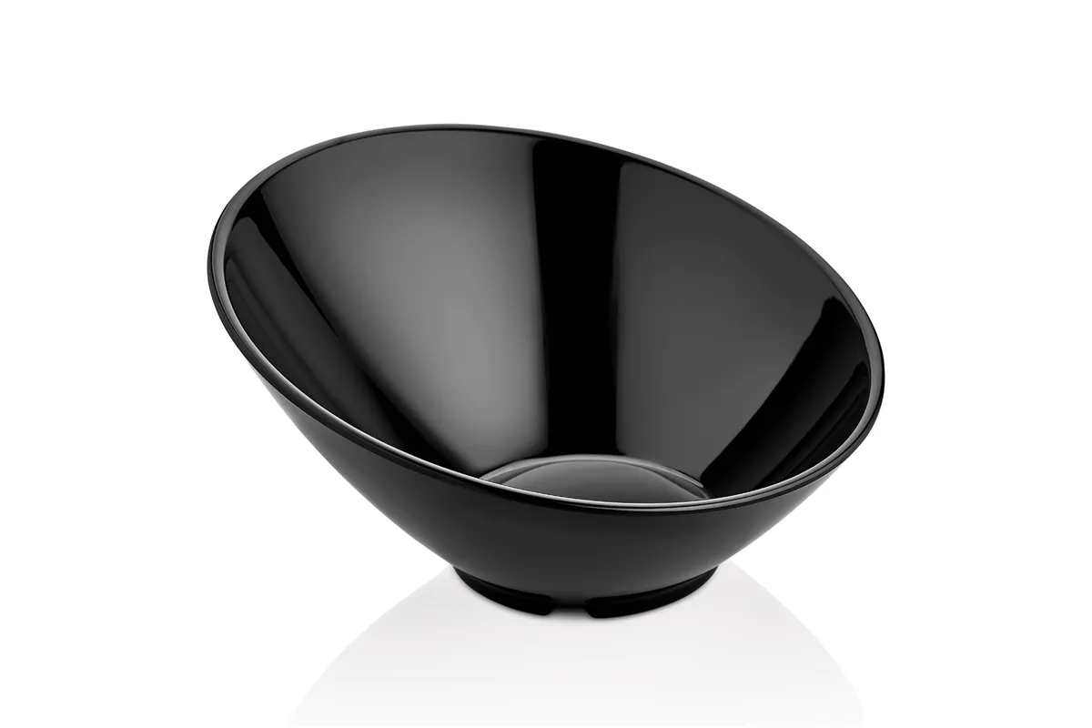 Miska skośna z melaminy, czarna, 262x(h)138 mm Fine Dine 779675