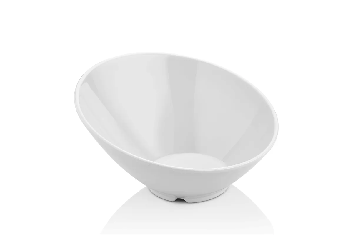 Miska skośna z melaminy, biała, 233x(h)125 mm Fine Dine 779705