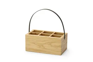 Skrzynka z uchwytem na akcesoria stołowe Madeira 280x180x120 mm Fine Dine 664407