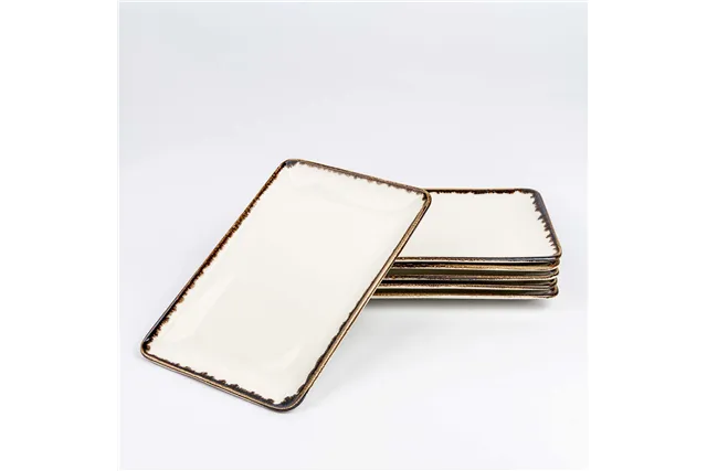 Talerz prostokątny Vanilla, 300x150 mm Fine Dine 769638