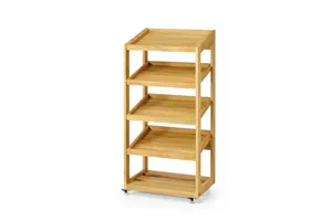 Stojak 4-poziomowy dębowy 574x400x1197 mm Fine Dine 991270