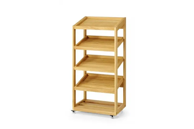 Stojak 4-poziomowy dębowy 574x400x1197 mm Fine Dine 991270