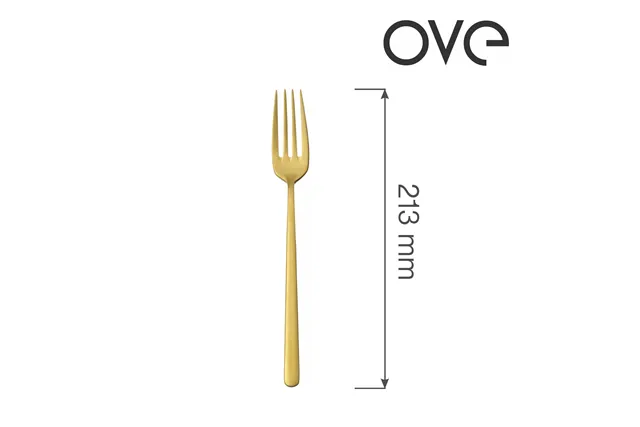 Widelec stołowy Amarone Gold, OVE, 213 mm Ove 764336