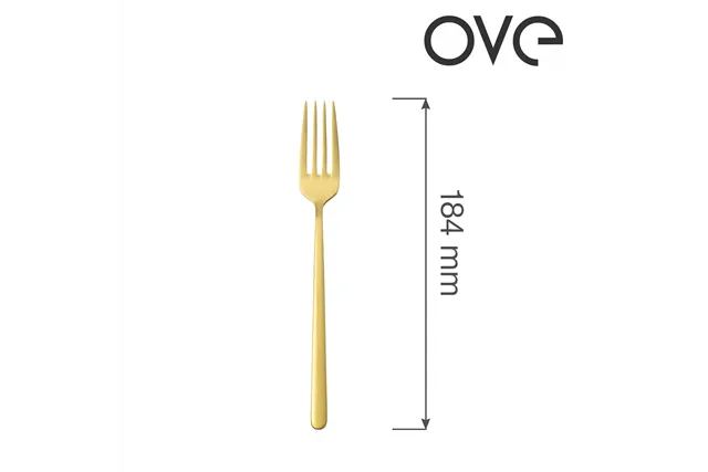 Widelec deserowy Amarone Gold, OVE, 184 mm Ove 764398