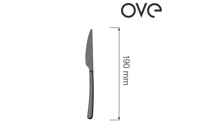 Nóż deserowy Amarone Black, OVE, 190 mm Ove 764855