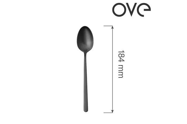 Łyżka deserowa Amarone Black, OVE, 184 mm Ove 764862