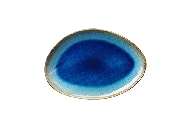 Talerz o organicznym kształcie Lazur, 270x190mm Fine Dine 769799
